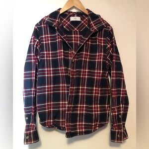 TNA Red and Blue Plaid Casual Shirt